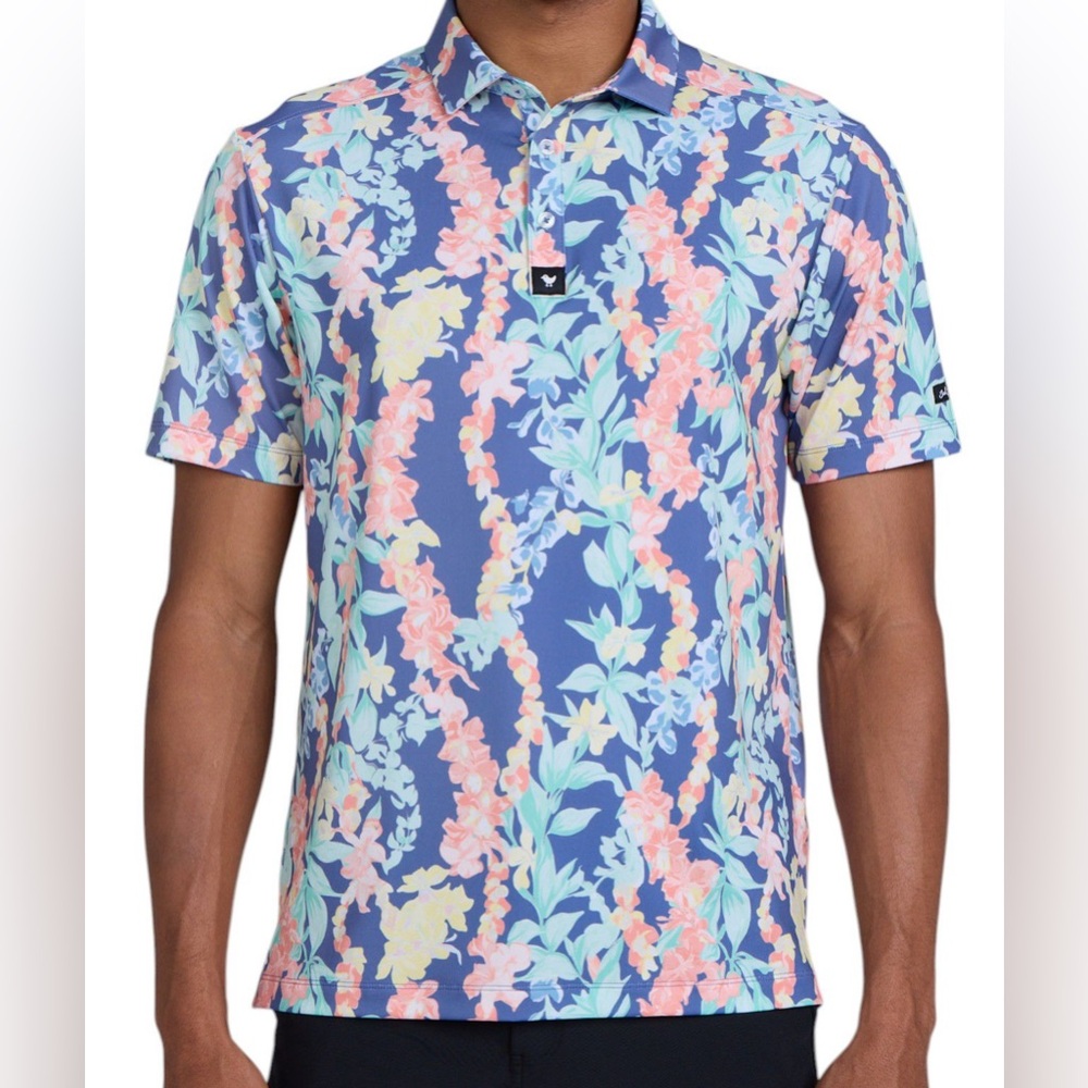 NWT Bad Birdie Golf Men's Core Polo, athletic fit w/slightly slimmer silhouette